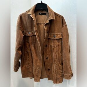 Zara brown corduroy jacket - XS